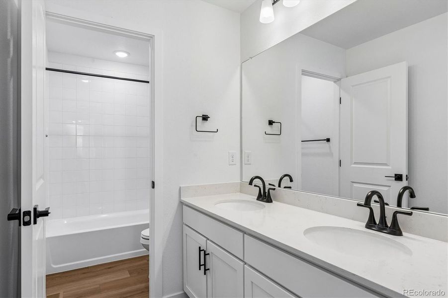 Furnished interior view inside a new home in The Summit at Meridian, Englewood (Image 8). Furnished interior view inside a new home in The Summit at Meridian, Englewood (Image 8).