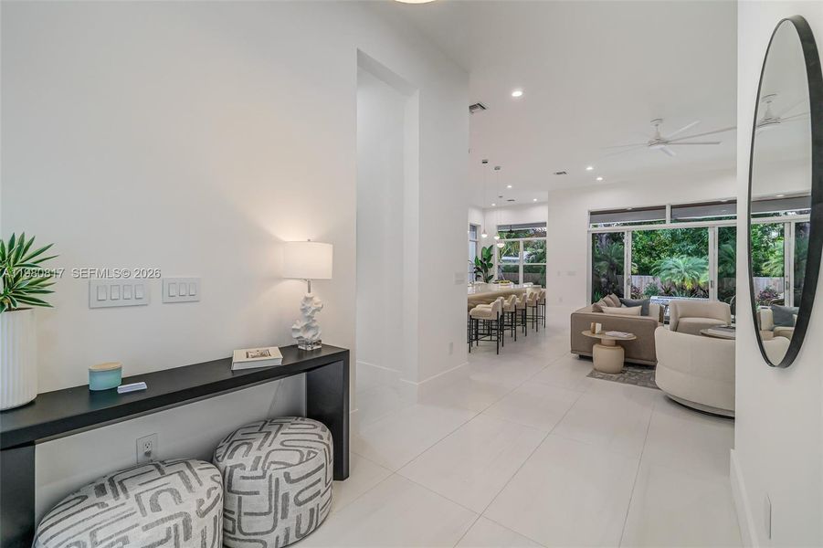 Furnished interior view inside a new home in , Biscayne Park (Image 5).