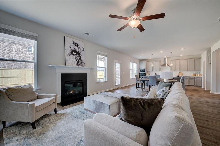 Furnished interior view inside a new home in Burchwood, Stockbridge (Image 8).