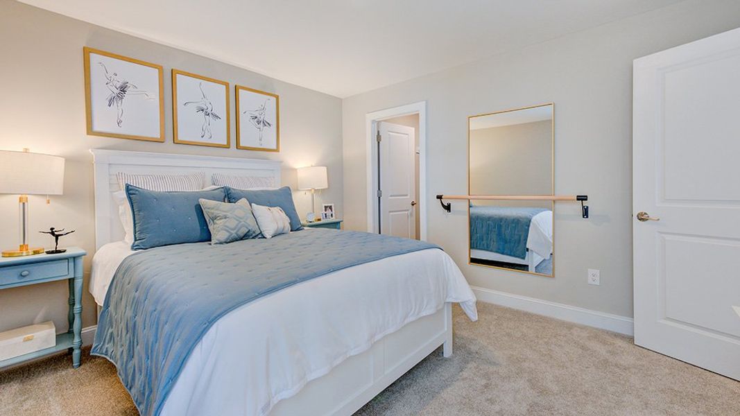 Representative furnished interior of a home built from the Wayland by Taylor Morrison in Hickory Grove, Sanford (Image 26).