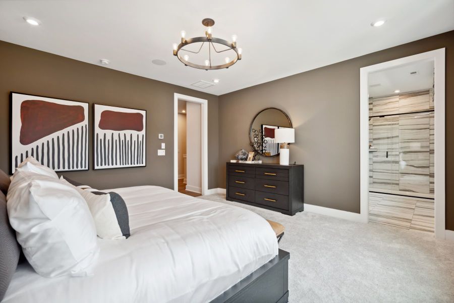 Representative furnished interior of a home built from the Allison by Tri Pointe Homes in Seven Oaks, Belmont (Image 32).