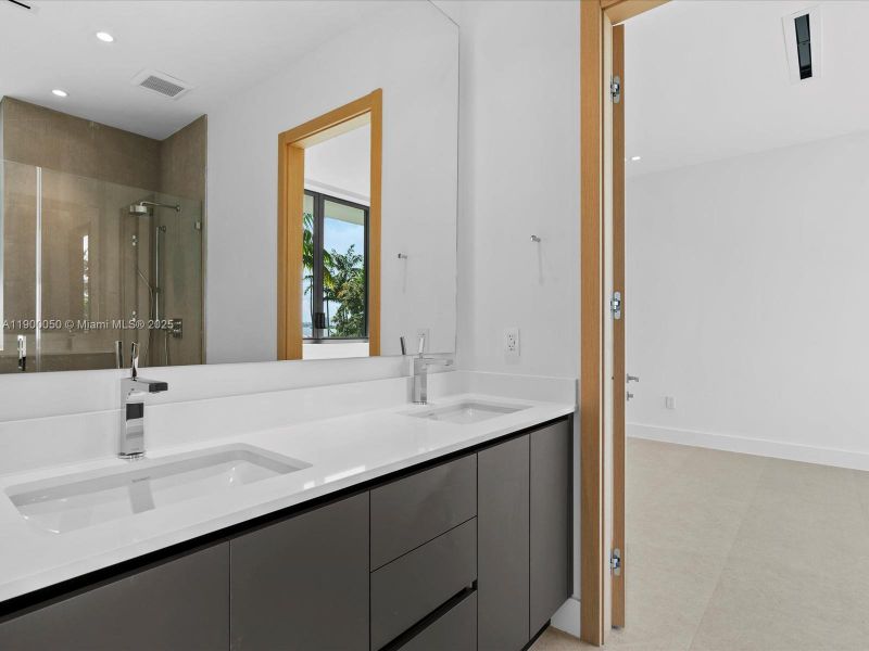 Furnished interior view inside a new home in , Miami Shores (Image 41).