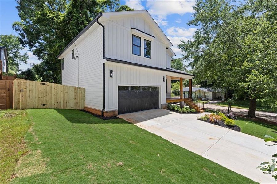 Front exterior of a new home in , Scottdale, GA, highlighting curb appeal (Image 28). Front exterior of a new home in , Scottdale, GA, highlighting curb appeal (Image 28).