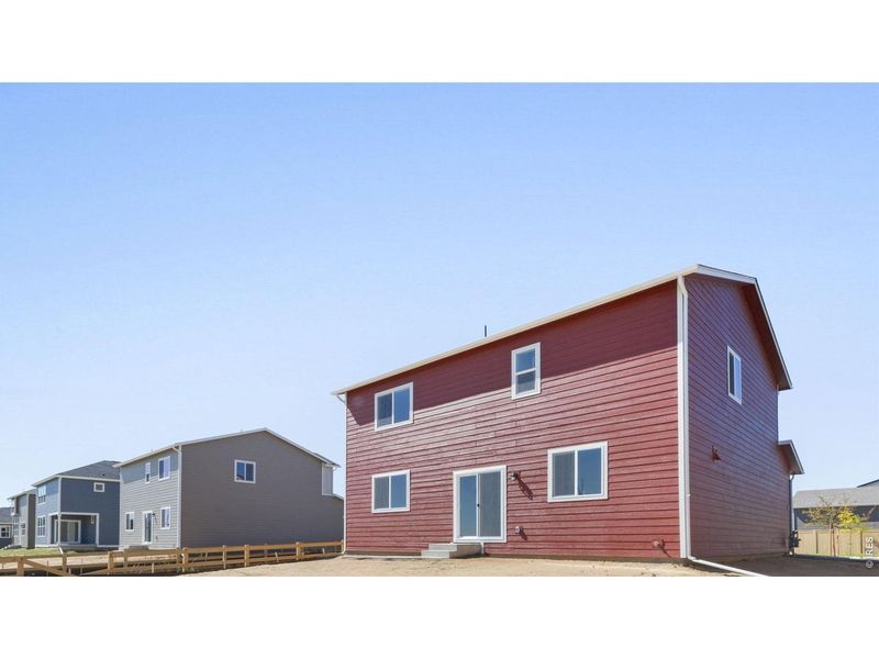 Exterior details and patio area of a home in Granary, Johnstown (Image 3).