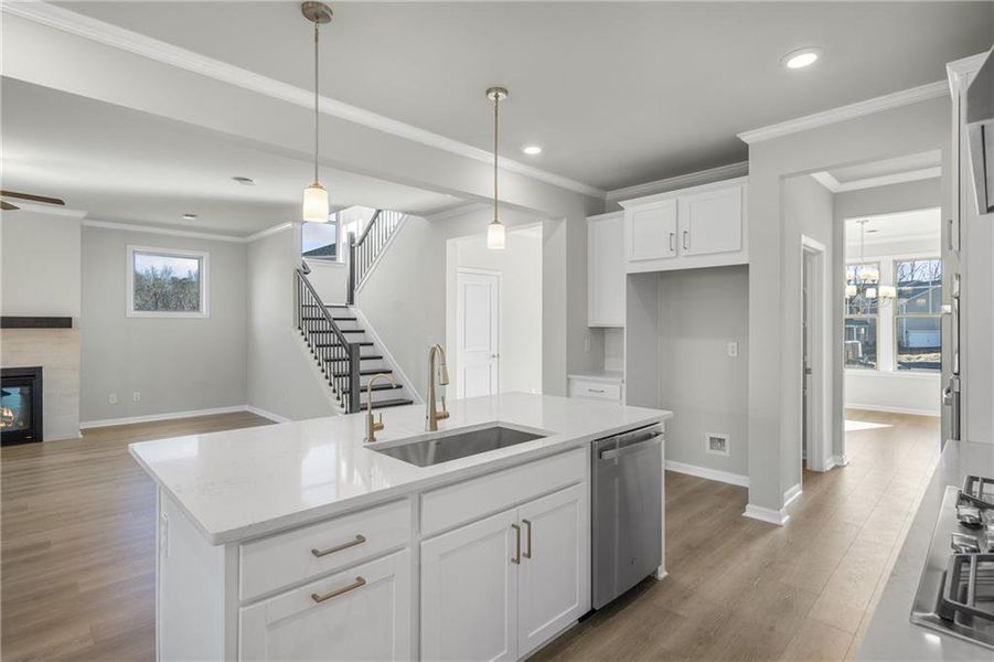 Furnished interior view inside a new home in Stratford Hills, Ball Ground (Image 14).