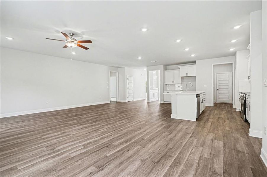 Spacious, unfurnished interior of a new home in Eagle Heights, Maysville (Image 16). Spacious, unfurnished interior of a new home in Eagle Heights, Maysville (Image 16).