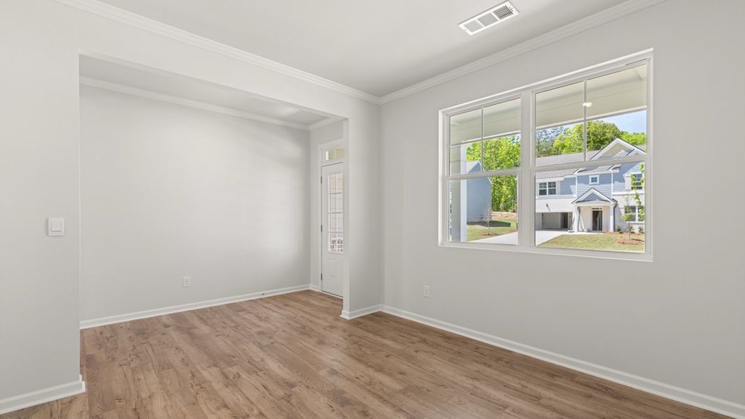 Representative unfurnished interior of a home built from the Hayden by D.R. Horton in Parkside at Carter Grove, Cartersville (Image 14).