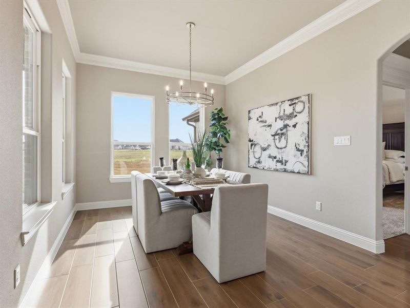 Furnished interior view inside a new home in , Granbury (Image 10).