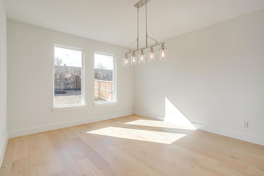 Representative unfurnished interior of a home built from the Eleanor by Graham Hart Home Builder in Sweetgrass, Haslet (Image 20).