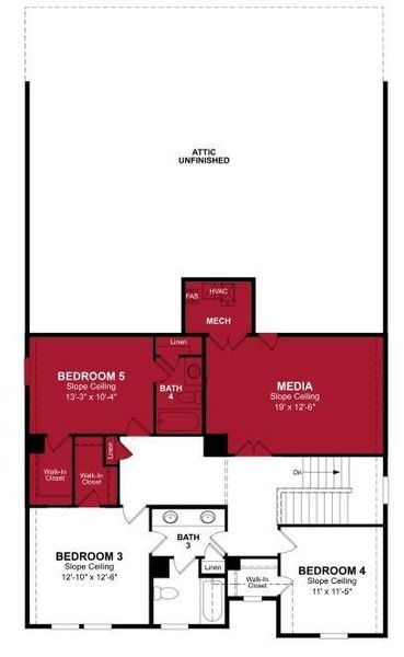 Beazer Homes Woodcreek Laredo Floorplan.