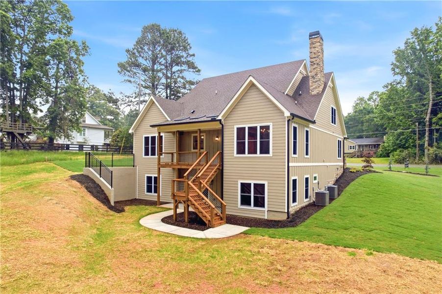 Exterior details and patio area of a home in , Canton (Image 4).