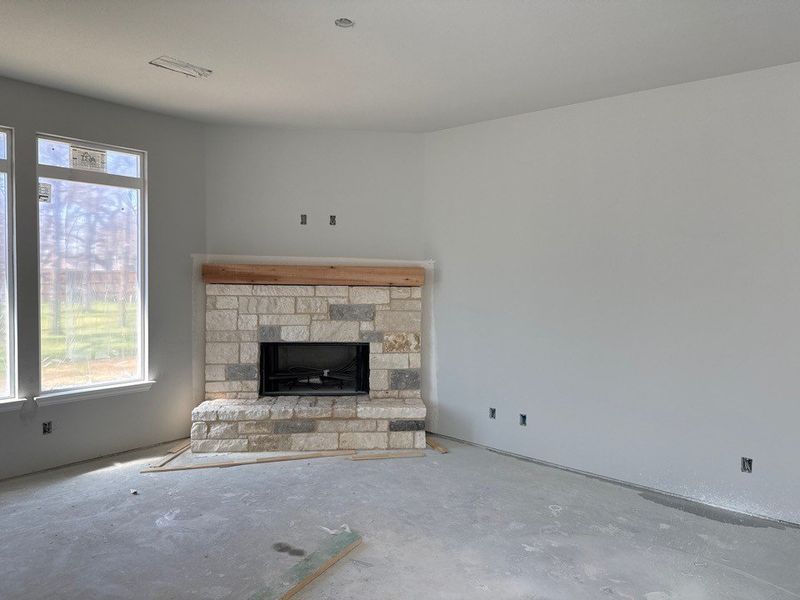 In-progress construction of a new home in Covenant Springs, Springtown, TX (Image 7).