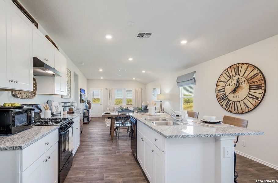Furnished interior view inside a new home in , Converse (Image 9).