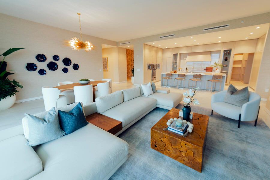 Furnished interior view inside a new home in Alina Residences, Boca Raton (Image 14). Furnished interior view inside a new home in Alina Residences, Boca Raton (Image 14).