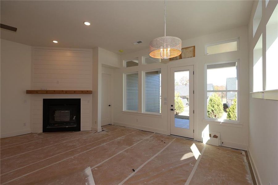 In-progress construction of a new home in Crescent Pointe at Great Sky, Canton, GA (Image 7). In-progress construction of a new home in Crescent Pointe at Great Sky, Canton, GA (Image 7).