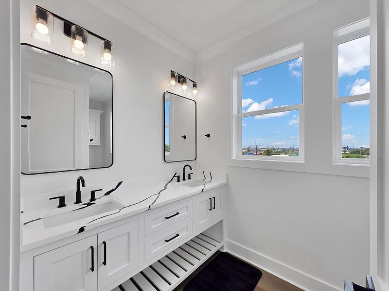 Furnished interior view inside a new home in , Crystal Beach (Image 15).
