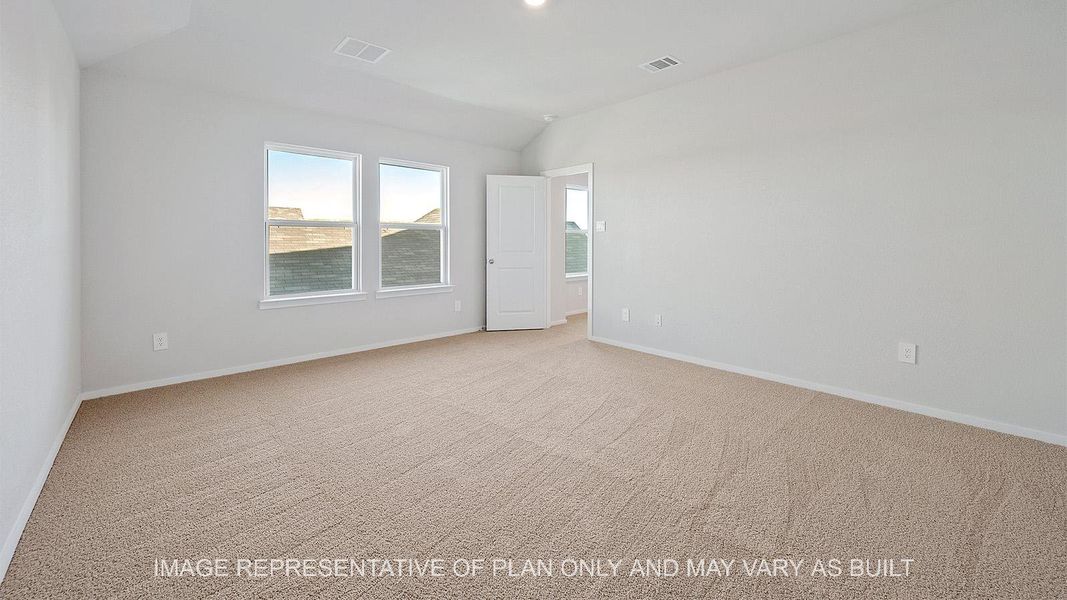 Spacious, unfurnished interior of a new home in Midtown Reserve, College Station (Image 10). Spacious, unfurnished interior of a new home in Midtown Reserve, College Station (Image 10).