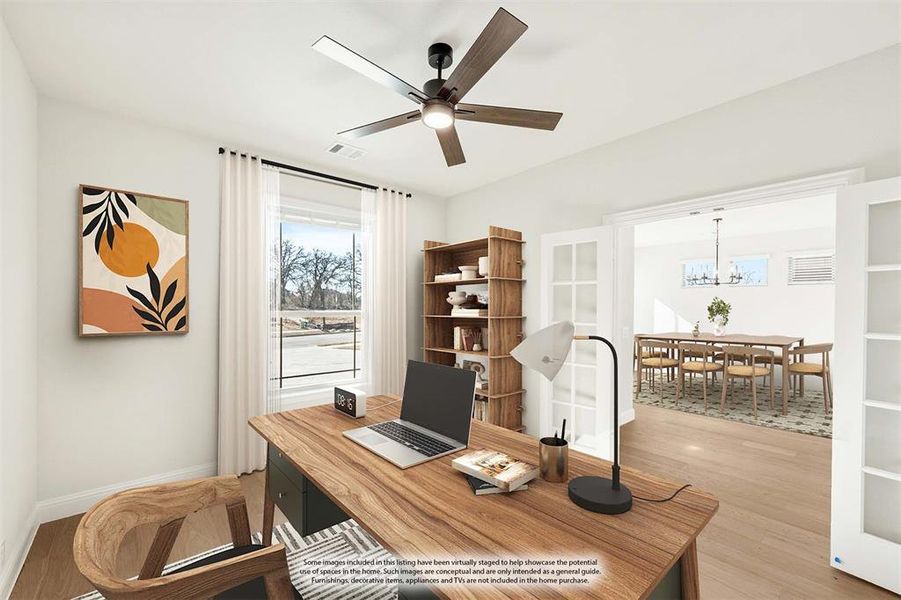 Furnished interior view inside a new home in Rockwood, Mansfield (Image 30).