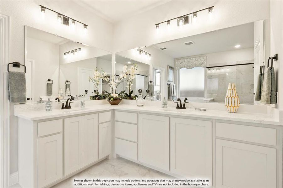 Furnished interior view inside a new home in West Crossing, Anna (Image 29).