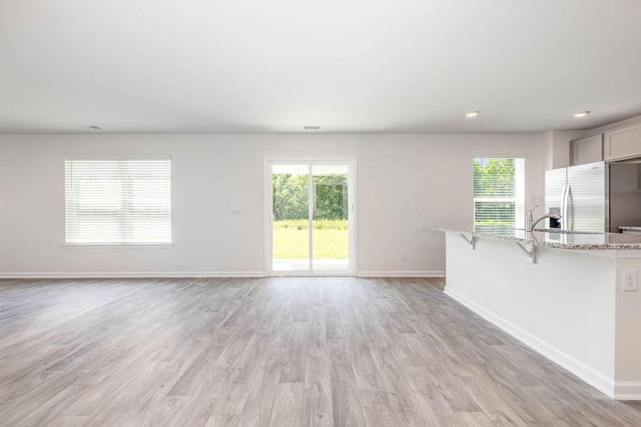Representative unfurnished interior of a home built from the PENWELL by D.R. Horton in South Haven, Camden (Image 7).