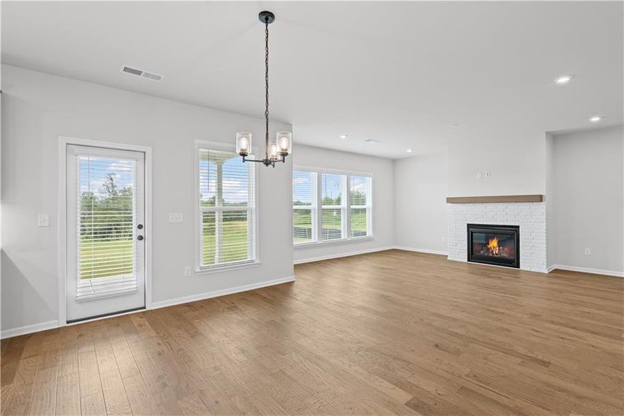 Spacious, unfurnished interior of a new home in Reunion, Flowery Branch (Image 25). Spacious, unfurnished interior of a new home in Reunion, Flowery Branch (Image 25).