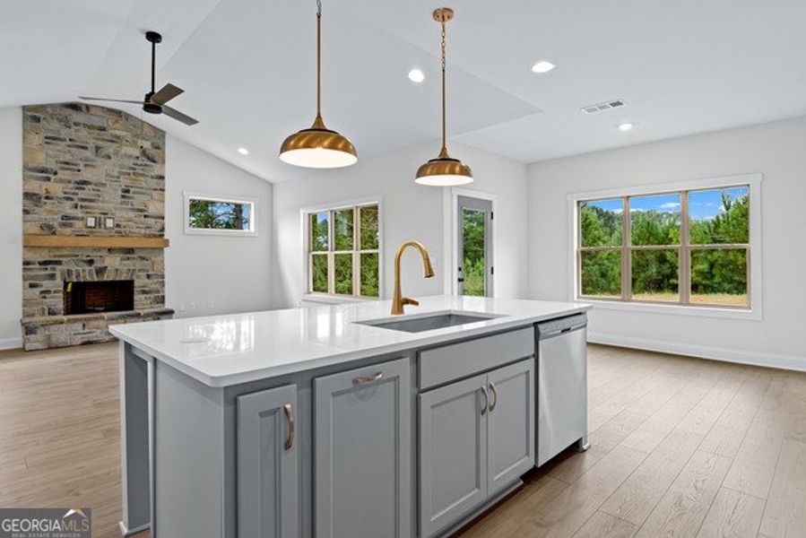 Furnished interior view inside a new home in The Dairy, Hogansville (Image 3).