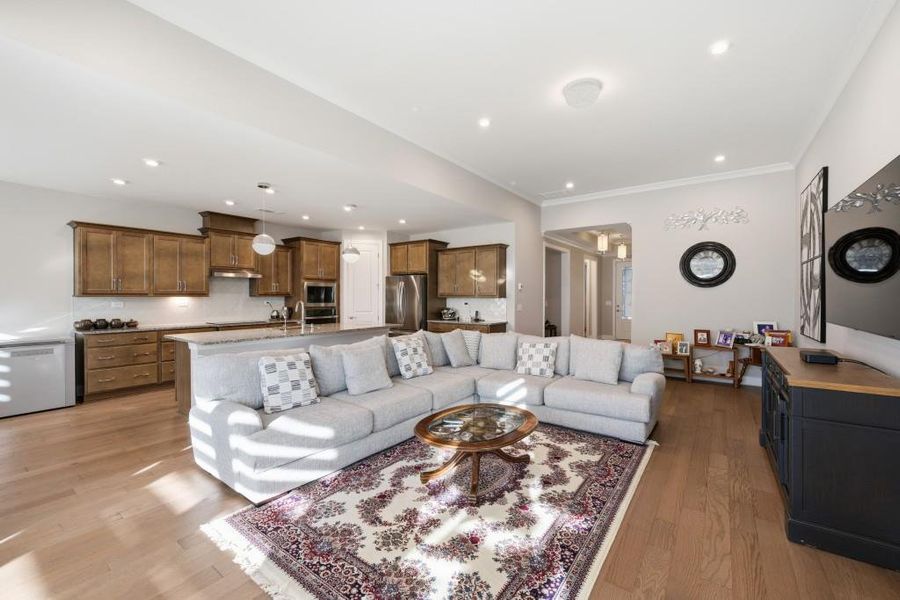 Furnished interior view inside a new home in , Hoschton (Image 5).