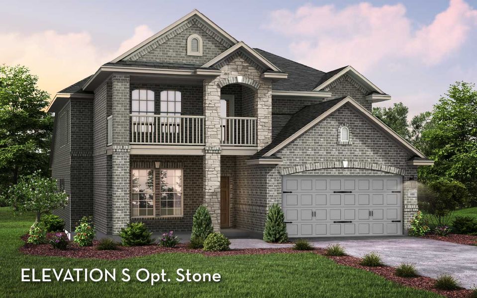 Representative exterior photo of a completed home built from the Silverthorne by CastleRock Communities in Massey Oaks, Pearland, TX (Image 18). Representative exterior photo of a completed home built from the Silverthorne by CastleRock Communities in Massey Oaks, Pearland, TX (Image 18).