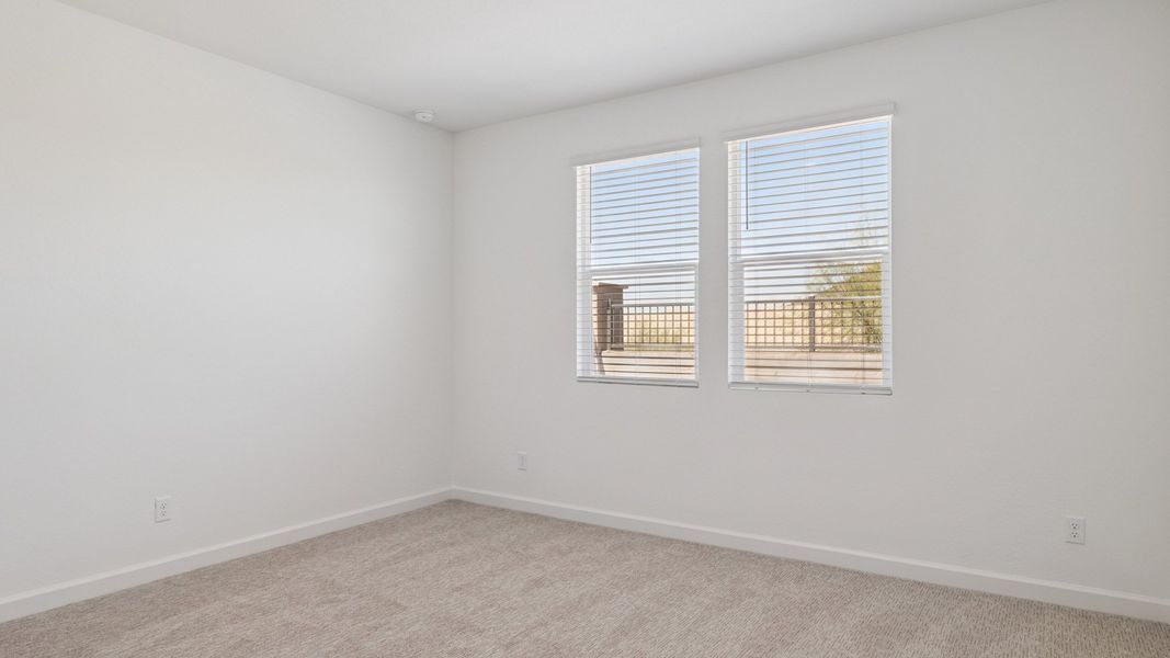 Spacious, unfurnished interior of a new home in The Buttes at Mystic, Peoria (Image 22). Spacious, unfurnished interior of a new home in The Buttes at Mystic, Peoria (Image 22).