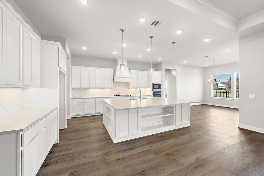 Representative furnished interior of a home built from the Dogwood by Caldwell Homes in The Highlands, Porter (Image 7). Representative furnished interior of a home built from the Dogwood by Caldwell Homes in The Highlands, Porter (Image 7).