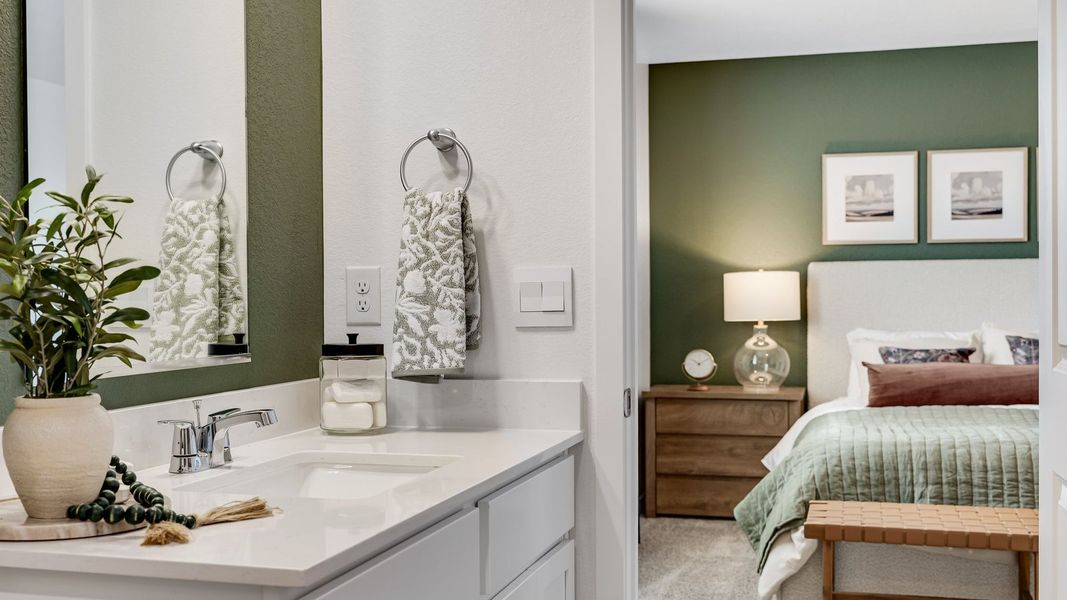Furnished interior view inside a new home in Ellston Park, Colorado Springs (Image 17).