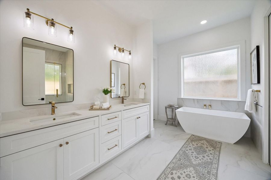 Furnished interior view inside a new home in , Houston (Image 13).