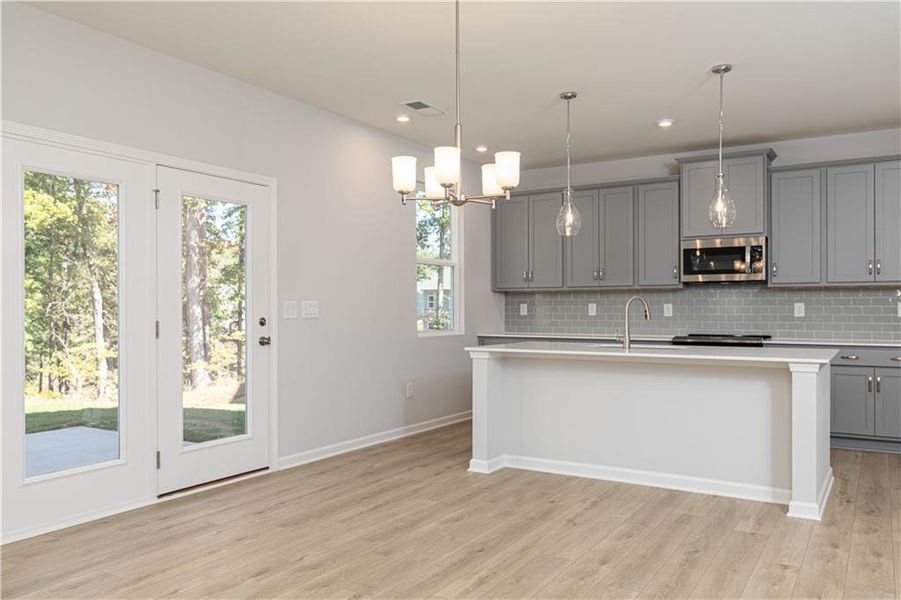 Furnished interior view inside a new home in Madison at Buice Lake, Acworth (Image 9).