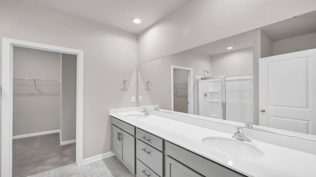 Furnished interior view inside a new home in Livingston Woods, Irmo (Image 10).