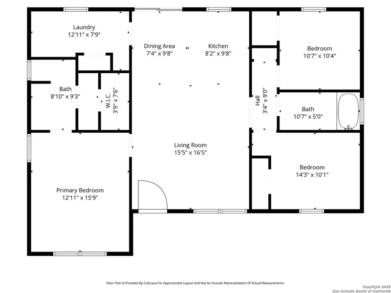 2D floor plan layout of this home in , Lytle, TX (Image 5). 2D floor plan layout of this home in , Lytle, TX (Image 5).