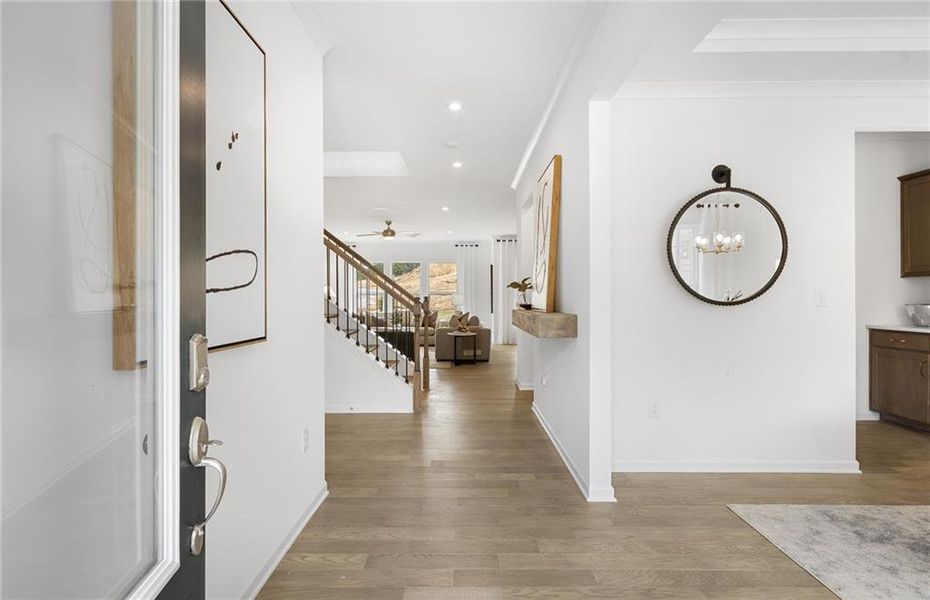 Furnished interior view inside a new home in Sierra Creek, Hoschton (Image 35).