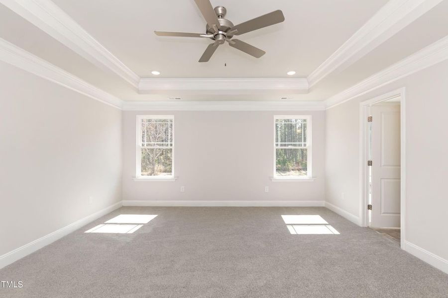 Representative unfurnished interior of a home built from the 2721 by Adams Homes in Hidden Pines, Cameron (Image 27).