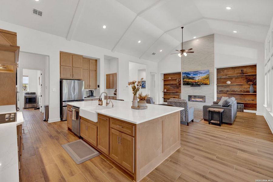 Furnished interior view inside a new home in Waldsanger, New Braunfels (Image 18).