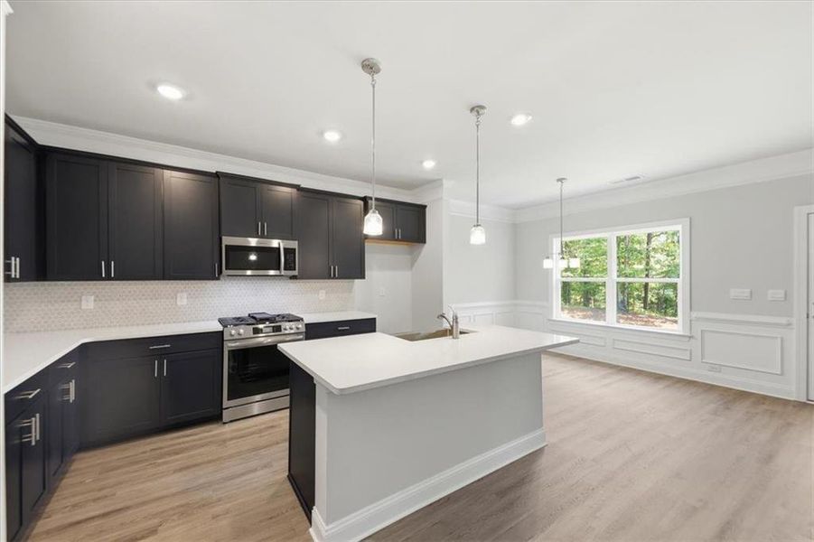 Furnished interior view inside a new home in Tuscany Hills, Douglasville (Image 12).