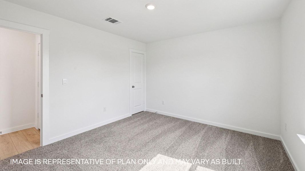 Spacious, unfurnished interior of a new home in Monarch Ranch, Manor (Image 20). Spacious, unfurnished interior of a new home in Monarch Ranch, Manor (Image 20).