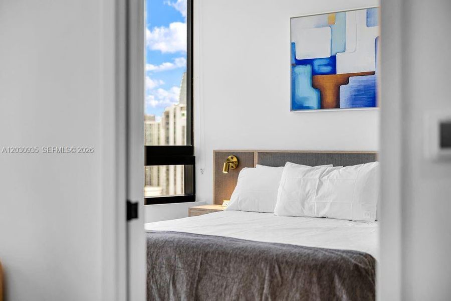 Furnished interior view inside a new home in , Miami (Image 6).