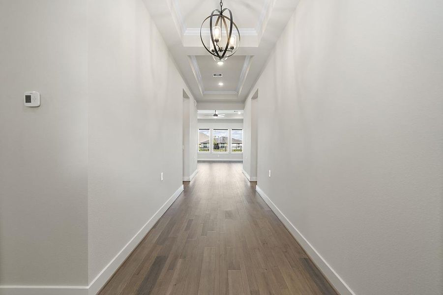 Representative unfurnished interior of a home built from the Sweet Clover by Caldwell Homes in Chambers Creek, Willis (Image 17). Representative unfurnished interior of a home built from the Sweet Clover by Caldwell Homes in Chambers Creek, Willis (Image 17).