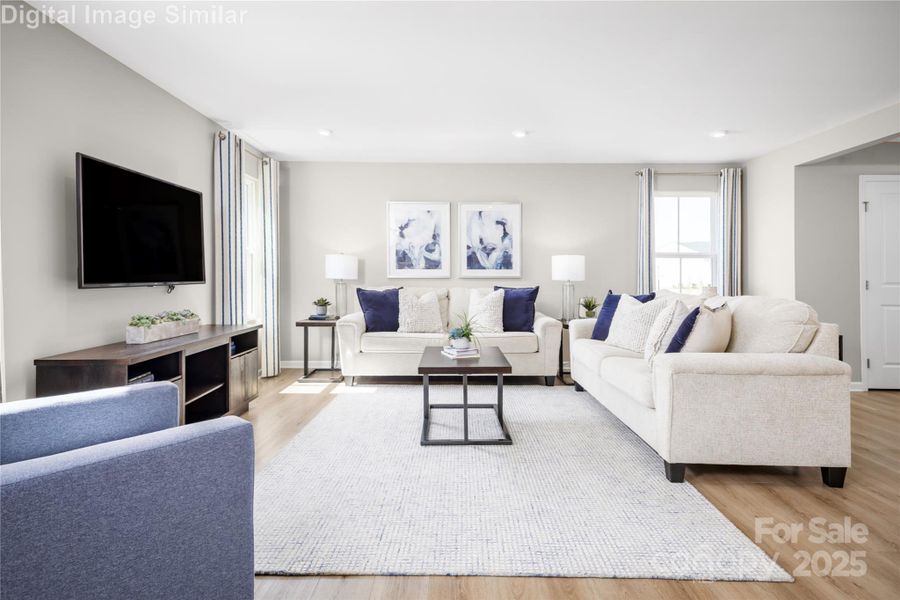 Furnished interior view inside a new home in Sunset Creek Single Family Homes, Charlotte (Image 8).