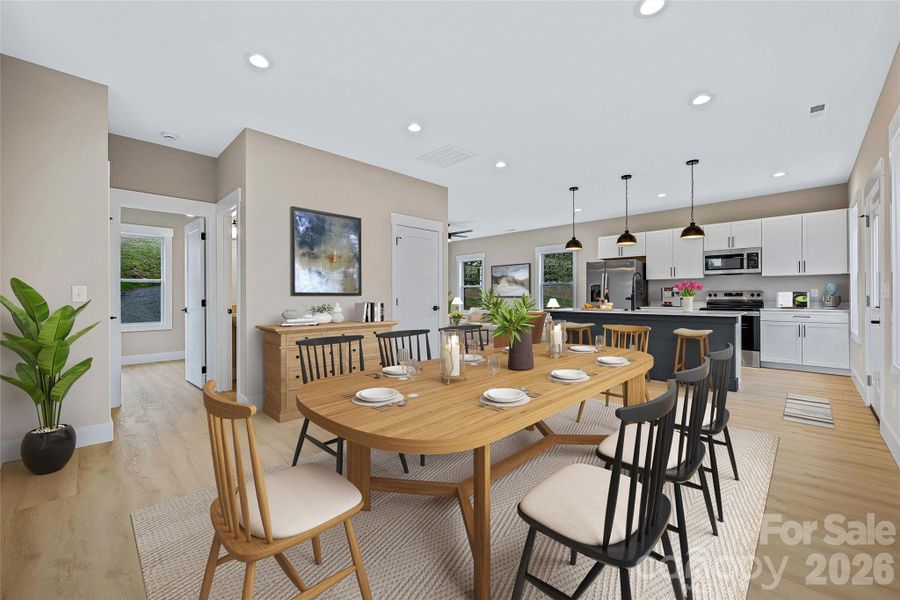 Furnished interior view inside a new home in , Alexander (Image 12).