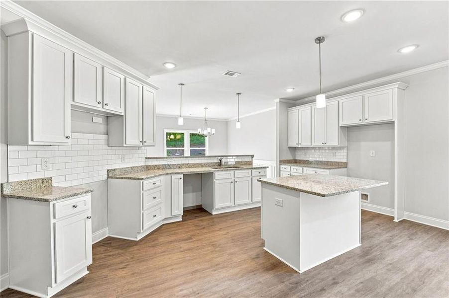 Furnished interior view inside a new home in , Gray (Image 8).