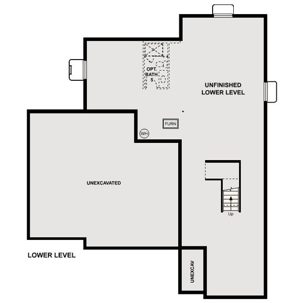 2D floor plan layout of this home in Trails at Smoky Hill | The Preserve, Parker, CO (Image 23).
