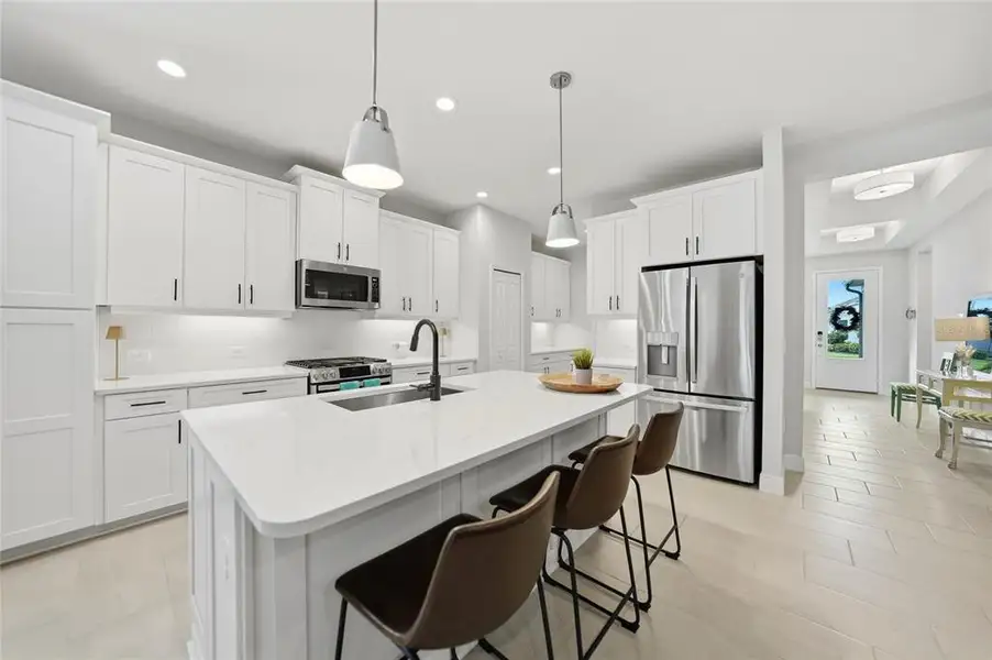 Furnished interior view inside a new home in , Englewood (Image 13).