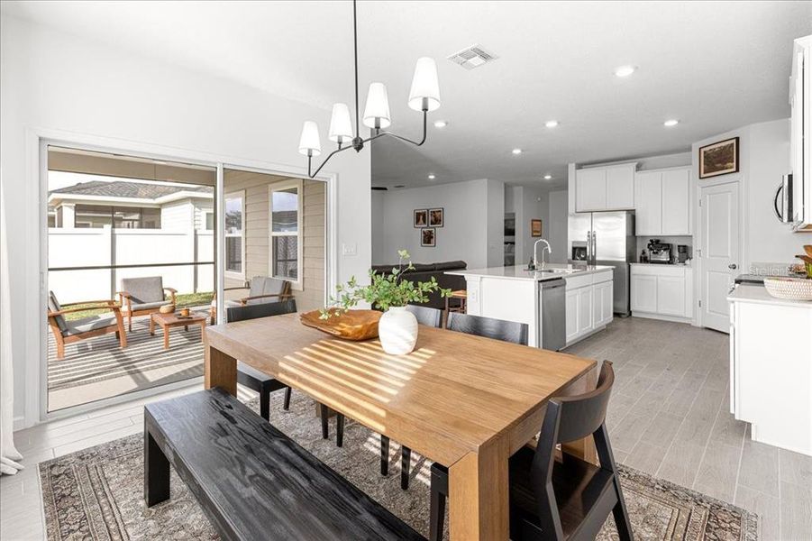 Furnished interior view inside a new home in Millwood: Millwood Estates - The Enclave, Ocala (Image 48). Furnished interior view inside a new home in Millwood: Millwood Estates - The Enclave, Ocala (Image 48).