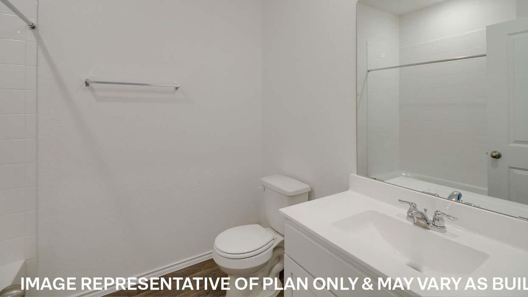 Furnished interior view inside a new home in Wayside, Uhland (Image 7).