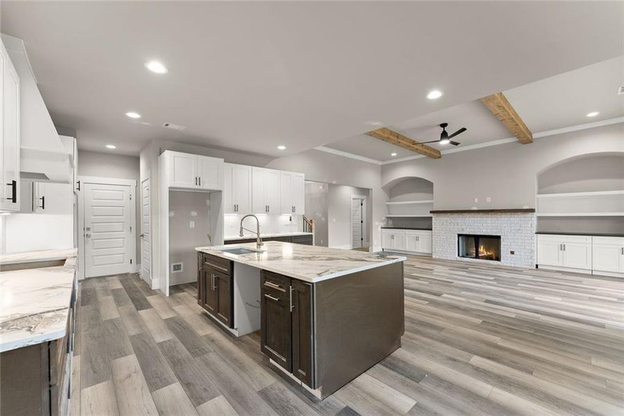 Furnished interior view inside a new home in , Gainesville (Image 16).